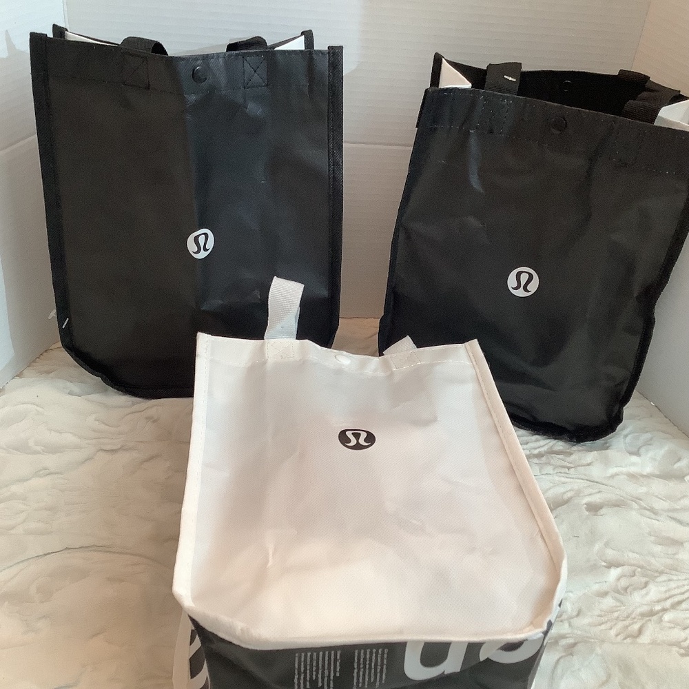 EUC LuLulemon bags , black white